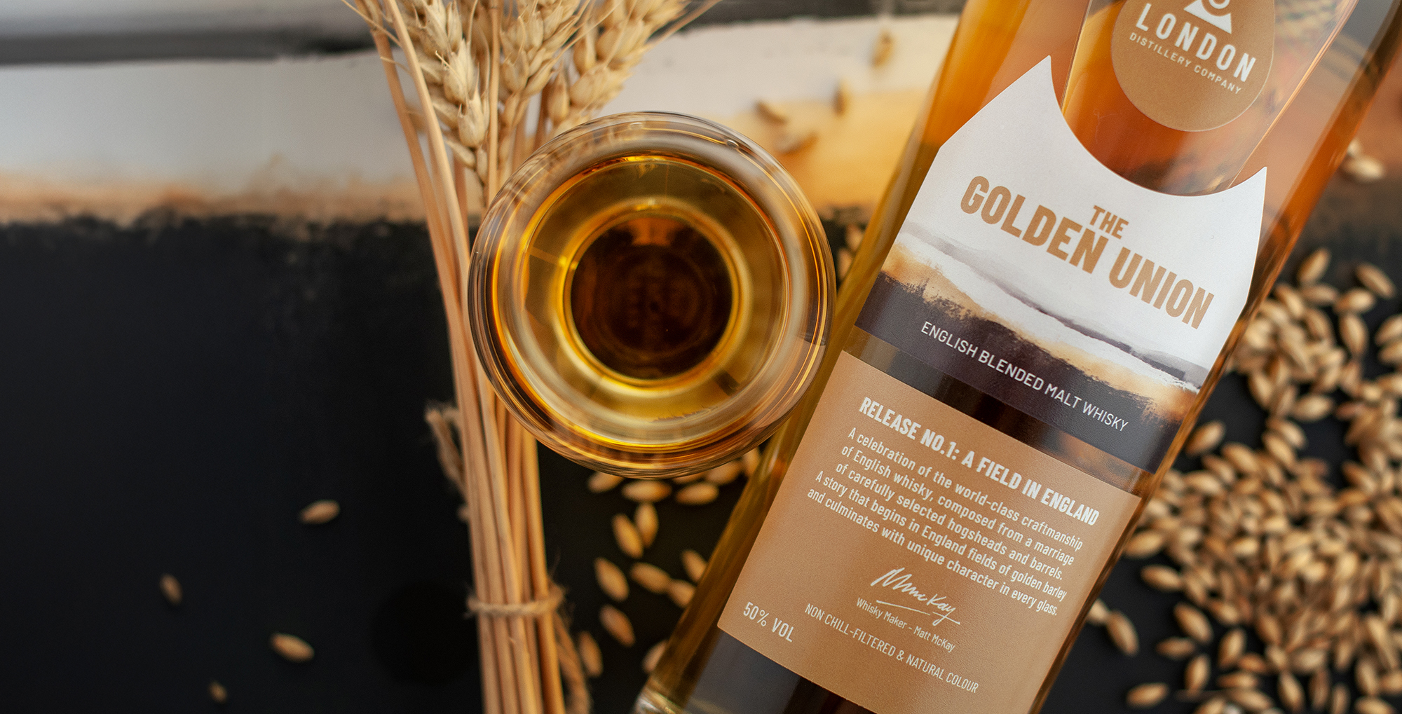 London Distillery Company The Golden Union with Glass